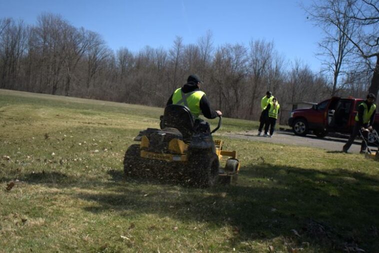 Lawn care before and after by NLLC in Niagara