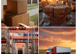 Ocean freight cargo ship delivering goods across Canada