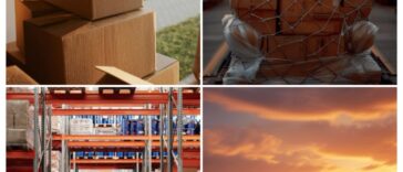 Ocean freight cargo ship delivering goods across Canada