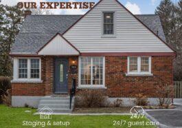 HAH Developments team performing lawn maintenance at a residential property in Niagara Falls