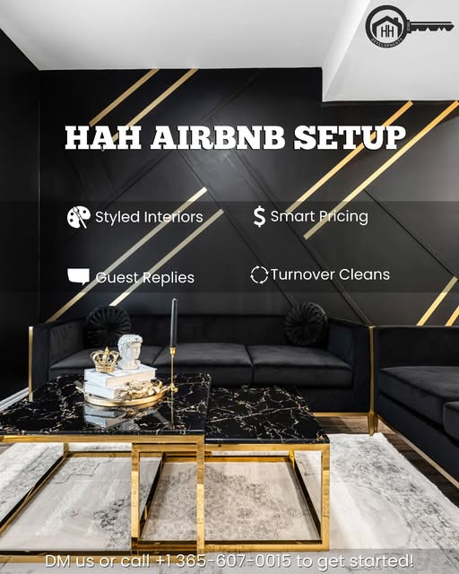 Beautifully staged short-term rental managed by Home Away from Home Developments Inc. in Niagara Falls, Ontario — designed for comfort, style, and guest satisfaction.