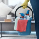 Cleaning services team at work in a commercial space - professional cleaning services in Niagara Falls