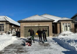 Niagara Falls property exterior with professional landscaping and clean driveway