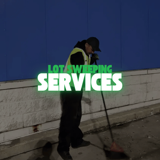 Professional lot sweeping services in Niagara Falls by NLLC, keeping commercial and residential properties clean, safe, and attractive.