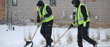 Professional snow shoveling and removal services in Niagara Falls by NLLC