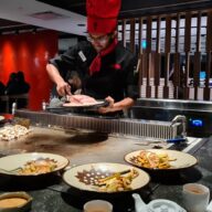 Benihana Niagara Falls restaurant exterior on Clifton Hill, near the Falls