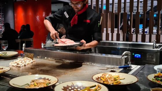 Benihana Niagara Falls restaurant exterior on Clifton Hill, near the Falls