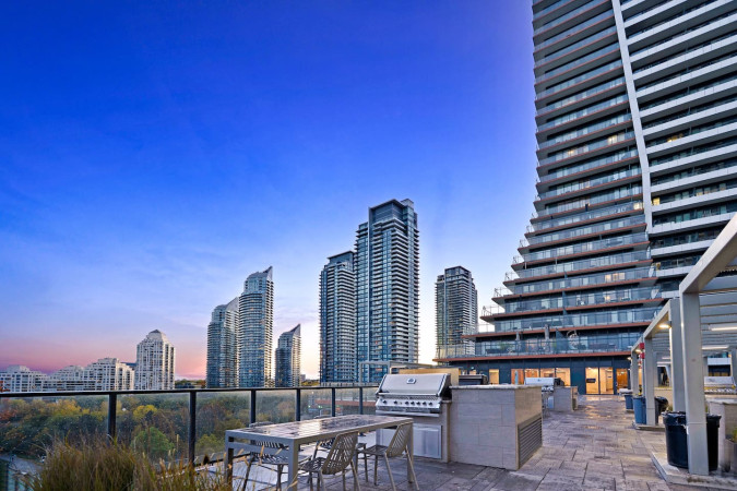 Aerial view of Niagara Falls highlighting tourism growth and nearby Airbnb short-term rentals managed by The Home Away From Home Developments Inc.