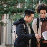 International students viewing student housing options in Niagara Falls managed by Home Away From Home Developments Inc.
