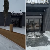 Snow-covered driveway and walkway in Niagara Falls, highlighting the importance of timely snow removal for safety and legal compliance.