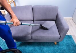 Professional cleaning service in a Niagara Falls home by NLLC, showing a spotless living room.