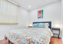 Airbnb basement rental at 4 Henley Court Welland with modern cozy interior