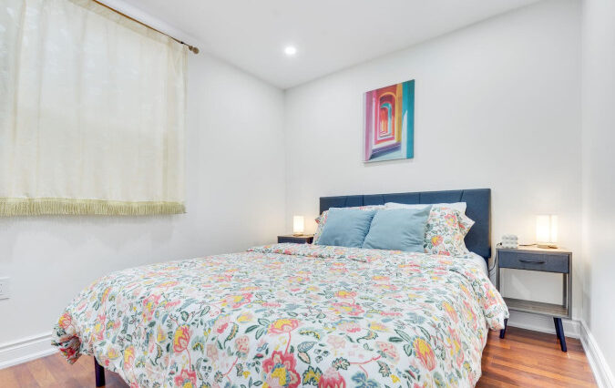 Airbnb basement rental at 4 Henley Court Welland with modern cozy interior