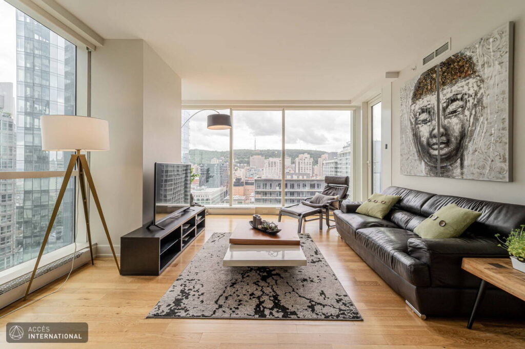 Furnished Rental Apartment Interior – Canada