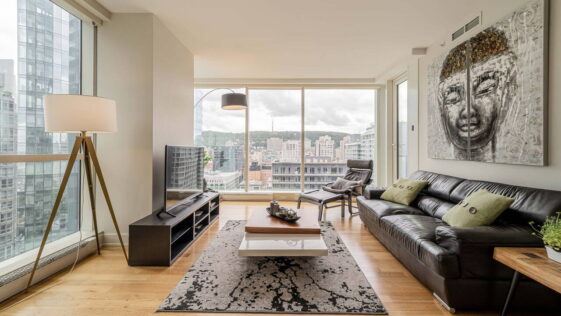 Furnished Rental Apartment Interior – Canada