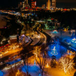 Clifton Hill holiday lights in Niagara Falls during March Break family events