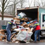 Professional garbage removal Niagara Falls by Niagara Landscaping Lawn Care & Cleaning team handling junk disposal safely